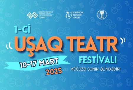 Bakıda 1-ci “Uşaq Teatr” Festivalı fəaliyyətə başlayacaq