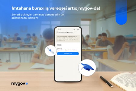 Bakalavr və magistratura üzrə buraxılış vərəqələrini "mygov"dan almaq olar 